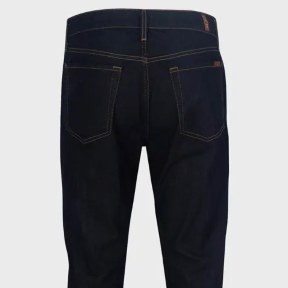 7 For All Mankind Adrien Slim Taper Dark Jeans - Picture 2 of 8